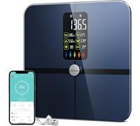 Body Fat Scale, Posture Extra Large Display Digital Bathroom Wireless Weight Scale Composition Analyzer with Heart Rate Heart Index & Body Shape Index with Free APP 400Lb Black