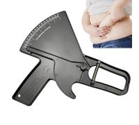 Body Fitness Measure Tool - ABS 27.5x24.5x1.5cm | Body Fat Skinfold Gauge | Double Spring Handheld Fat Tape Portable Accurate Measure Tool for Monitoring BMI Health Tracking Home Fitness