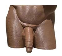 Body Form Plant Vase Unique Planter Penis Vase Decor Funny Male Body Planter Penis Planter Flower Pot Home Garden Decor 4.7x5x3.9 Inch Brown Unique Plant Pots Penis Decor Flower Pots Funny Planter