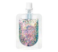 Body Glitter, Extensive Application, 4.65x2.68x0.63 Inches, Holographic Glitter Gel Set, Glitters Gel, Face And Body Sequins, Long-Lasting Shimmer, For Concerts Music Festival Party Prom