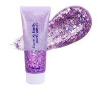 Body Glitter Gel, 50ml Face Glitters Body Sequins Shimmer Liquid Eyeshadow, Mermaid Sequins Liquid Holographic Glitter Gel, Chunky Glitters for Eye Hair Nail DIY Art,#15