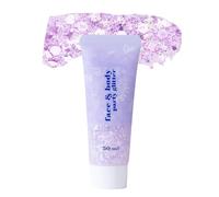 Body Glitter Gel, 50ml Pink Hair Glitters, Face Sequins Shimmer Liquid Eyeshadow, Mermaid Sequins Festival Glitter Chunky Glitters for Eye Hair Lip Nail DIY Art Party (20 Sliver Pink)