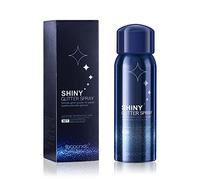 Body Glitter Spray, MKNZOME Waterproof Glitter Spray Shimmer Hairspray Long-Lasting Highlight Powder for Skin Face Hair Body Clothing Nail Art Craft