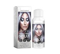 Body Glitter Spray, Shiny Body Glitter Spray for Women, Face & Body Glow Shimmer, Waterproof Non-Sticky Lightweight Body Highlighter, Liquid Highlighter Quick-Drying (H)