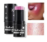 Body Glitter Stick - Chunky Sparkling Glitter Gel for Face, Body & Hair with Mermaid Sequins Liquid Holographic Shine, Waterproof & Multiuse Makeup Essential for Party Show