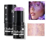 Body Glitter Stick - Chunky Sparkling Glitter Gel for Face, Body & Hair with Mermaid Sequins Liquid Holographic Shine, Waterproof & Multiuse Makeup Essential for Party Show
