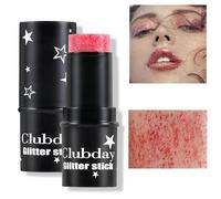 Body Glitter Stick - Chunky Sparkling Glitter Gel for Face, Body & Hair with Mermaid Sequins Liquid Holographic Shine, Waterproof & Multiuse Makeup Essential for Party Show