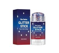 Body Glitter Stick | Long Lasting Waterproof American,Red White and Blue Glitter Stick,for Decorations Clothes Outfit Dress Costume Party Independence Day Parade Festival