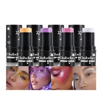 Body Glitter Stick, MKNZOME 4pcs Waterproof Face Glitter Festival Hair Glitter Gel Rave Accessories Chunky Glitter Mermaid Sequins Holographic Glitter Makeup for Face Body Hair Nails