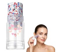 Body Glitter Stick, Red, White & Blue Body & Hair Sparkle, Festival Accessories, Shimmer Face Paint Stick, Festival Party Makeup Decoration, Soccer Fan Spirit Gear, Instantly for A Blinding (B 2pcs)