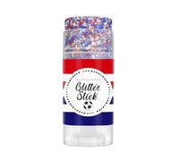 Body Glitter Stick Red White Blue Sequins | Hair Face Body Glitter Stick Portable Makeup for Girls Valentine's Independence Day 4th Of July Festival Holiday Memorial