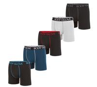 Body Glove Active 23 Men's Underwear Boxer Brief, 5-Pack Moisture Wicking Performance Boxers Briefs for Men, Large