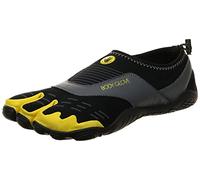 Body Glove Men's 3T Barefoot Cinch Water Shoe, Black/Yellow, 11 UK