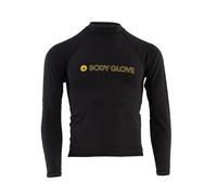 Body Glove Mens Basic Fitted Long Sleeve Rashguard -L-Black