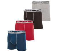 Body Glove Men's Underwear Boxer Brief, 4-Pack Moisture Wicking Performance Boxers Briefs for Men, Large