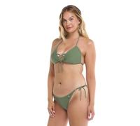 Body Glove Women's Baby Love Molded Cup Push Up Triangle Bikini Top Swimsuit, Cactus, XL