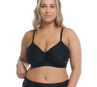Body Glove Women's Drew Bikini Top Swimsuit with Adjustable Tie Back, Black, DD