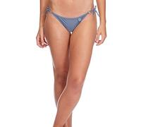 Body Glove Women's Brasilia Solid Tie Side Cheeky Bikini Bottom Swimsuit, Smoothies Snow, Small