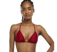 Body Glove Women's Smoothies DITA Solid Slider Triangle Bikini Top Swimsuit, Cranberry, Large