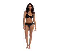 Body Glove Women's Smoothies Nuevo Contempo Solid Full Coverage Bikini Bottom Swimsuit, Black, Medium