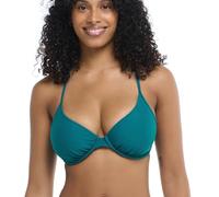 Body Glove Women's Smoothies Solo Solid Underwire D, Dd, E, F Cup Bikini Top Swimsuit, Kingfisher, D