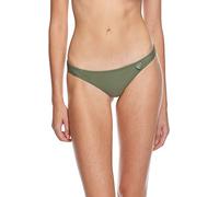 Body Glove Women's Smoothies Thong Solid Minimal Coverage Bikini Bottom Swimsuit, Cactus, Medium