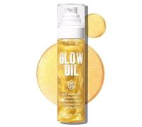 Body Glow Oil, SPF 50 Glitter Shimmer Sunscreen Body Oil Lotion With Sequin Mica, Lightweight Non-Sticky Moisturizer With Coconuts, Skin Illuminator Glowing Results For Travel Beach Camping 100ml