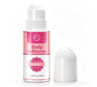 Body Glue,Clear Invisible Body Glue for Clothes & Compression Stockings, Non-Slip Formula to Secure Straps & Low Collars, Skin-Friendly,50ML