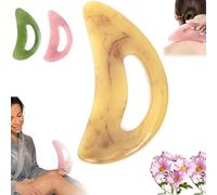 Body Gua Sha, Cellulite Massager Tool, Body Scraper Tool, Gua Sha for Bodys, Booty Massage, for Face, Back, Legs, for Every Bodys, Every Age (Brown)