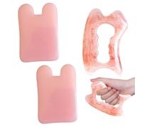 Body Guasha Massage Tool for Cellulite and Toning,with 2PCS Ancient Coin Scrapers Soothing and Relaxing Muscles Suitable for Women,Men,Back,Neck,Legs,Face (Pink)