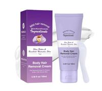 Body Hair Removal Cream with Spatula - Painless Hair Remover for Women & Men, Long-Lasting Smooth Skin, Gentle Neutral Formula for Sensitive Skin - Underarms, Legs, Bikini Area - 100ml