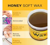 Body Hair Removal Soft Creme Wax Honey Tea Tree Rose Depilation Waxing 450g Pot
