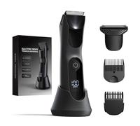 Body Hair Trimmer for Men Women, Electric Ball Trimmer, Wet/Dry Use Pubic Hair Trimmer, Body Shaver for Men, Bikini Razors Women with Replacement Foil Blade, USB Recharge Dock