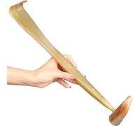 Body Itching Assistant Backscratchers For Elderly Medium And Long Natural Yak Horn Back Scratcher, Comfortable Massage Scratching Tool, Body Itching Assistant