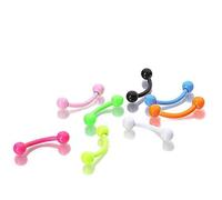 Body Jewelry 8Pcs/Lot Fake Nose Ring Goth Punk Lip Ear Clip On Fake Septum Piercing Silicone Lip Hoop Rings Nose Rings EarringsDurability