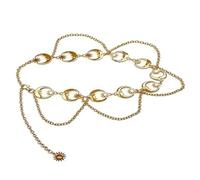Body Jewelry Waist Chain with Moons and Star Pendant Suitable for Stylish Women Enhancing Look with Dresses Star Moons Multilayer Chain Waist Accessory