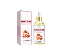 Body Juice Oil,Body Juice Strawberry Shortcake Oil, Strawberry Pound Cake Body Oil, Handcrafted Body Oil Strawberry Essential Oil For Women,The Skin Making It Smoothing And Avoiding Dryness