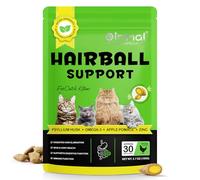 BODY JUICE OIL Hairball Remedy for Cats & Kittens, Anti Hairball Cat Treats - Crunchy & Creamy Chews, Help Prevent & Remove Hairballs and Support Skin & Coat Health, Chicken Flavour -100g