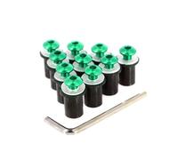 Body Kit 10PCS Motorcycle Windshield Bolts Screw Nut Fastener Kits M5 5mm For MT-07 MT-09 For Tracer FZ1 FZ6 FZ8(Type D)