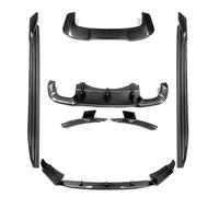 Body Kits Front Lip Rear Spoiler Side Skirts Carbon Look For BMW For X5M F85 2014 2015 2016 2017 2018 Car Rear Bumper Lip Diffuser