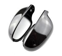 Body Kitting For Golf MK5 For Jetta MK5 For Passat B6 For Sharan Car Rearview Side Wing Mirror Cover Carbon Black(Black)