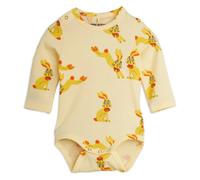 Body Lapins Coton Bio Yellow 1/4 months