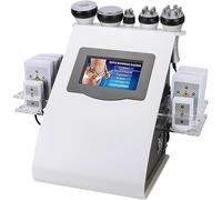 Body Machine 6 in 1 Cavitation Machine Professional Skin Lift Radio Frequency Massager Multifunctional Body Facial Beauty Machine, suitable for Face Neck Arm Waist Thigh and Buttock