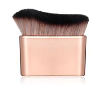 Body Make Up Brush - Portable Dual-Use Cosmetic Brush for Legs, Foundation & Tanning Application (Rose Gold)