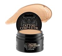 Body Make-Up Waterproof, Tattoo Cover Cream, Long-Lasting, Sweatproof Body Concealer, Full Coverage for Tattoos, Scars and Spider Veins, for All Skin Tones, Men and Women (Light Colour)