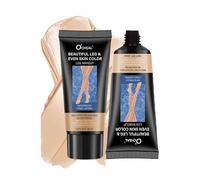 Body Makeup and Leg Concealer Cream - Waterproof Moisturizing Coverage Foundation for Even Skin Tone, Flawless Looking Body Lotion (Medium Glow #2 * 2)