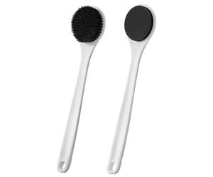 Body Makeup Brush - Extra Long Handle Back Shower Scrubber | Body Accessory Cleaning Soupchage | Bathroom Men Women Grooming Daily Hygiene