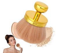 Body Makeup Brush For Self Tanner,Tanning Brush,Fake Ta-N Bru-Sh,Body Br-Ush Makeup,Self Ta-N Back Applicator,For Liquid Foundation Powder Cream Contour Buffing Stippling Blending(3 Inch Width,Gold)