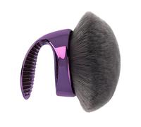 Body Makeup Brush, Super Large Kabuki Brush for Self Tanner, Face and Body Makeup Brush with Soft Fiber Bristles, Gray & Purple, Dry & Wet Applicator