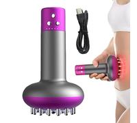 Body Massager - Electric Heated Sculpting Machine,9 Intensity Levels Cellulite Massager Brush | for Relief Tissue Fat Shoulder Belly Leg Arm Stomach Butt Back Face Neck